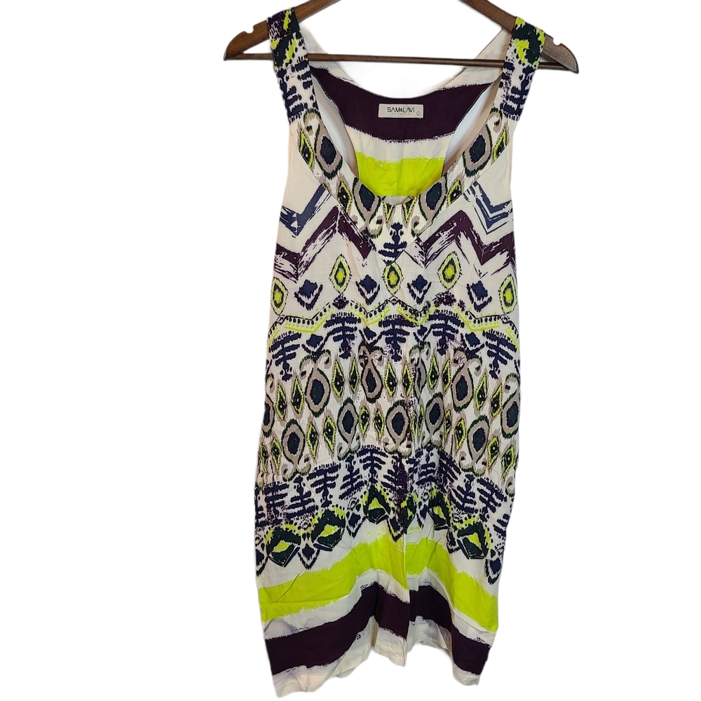 Sam & Lavi Printed Dress Large